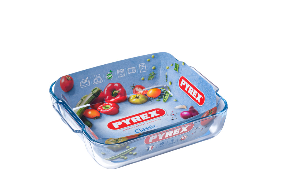 Pyrex ovenschaal glas 21x21cm 2L glas Pyrex ovenschaal glas 21x21cm 2L glas